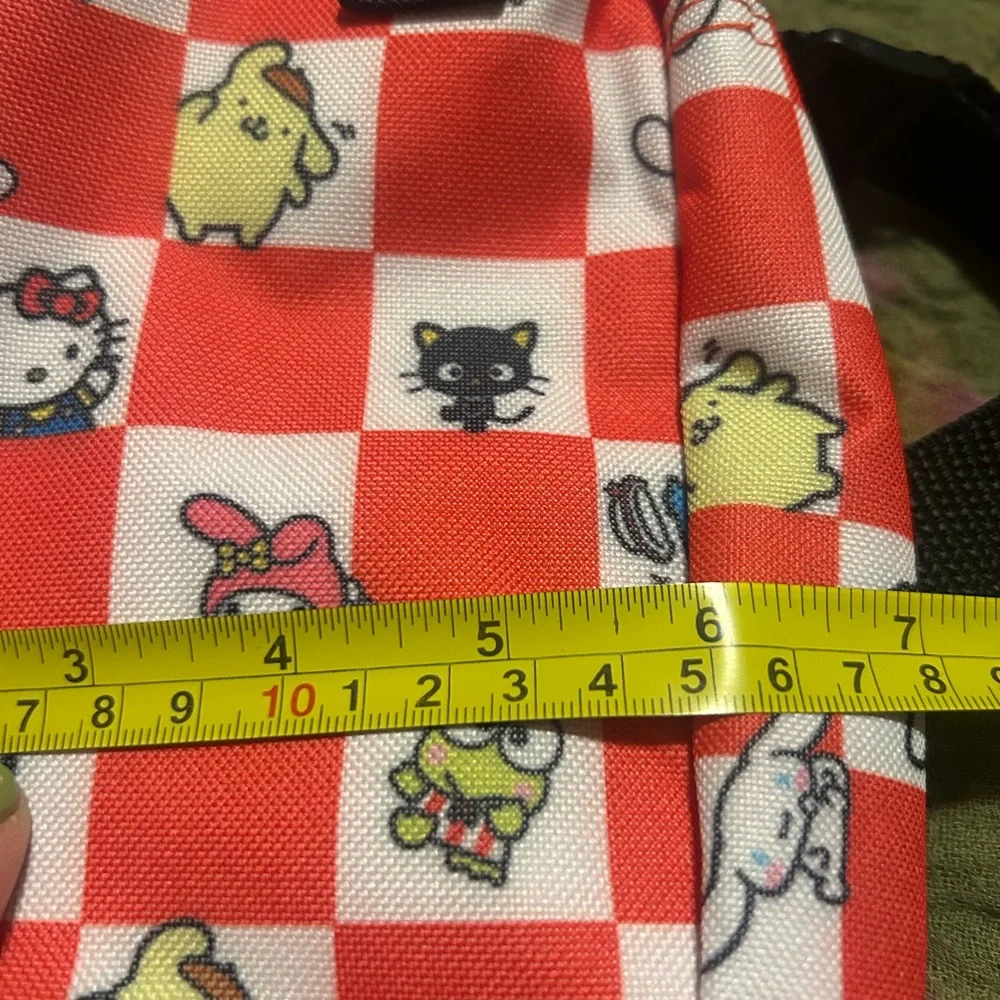 Hello Kitty Red and White Checkered Crossbody